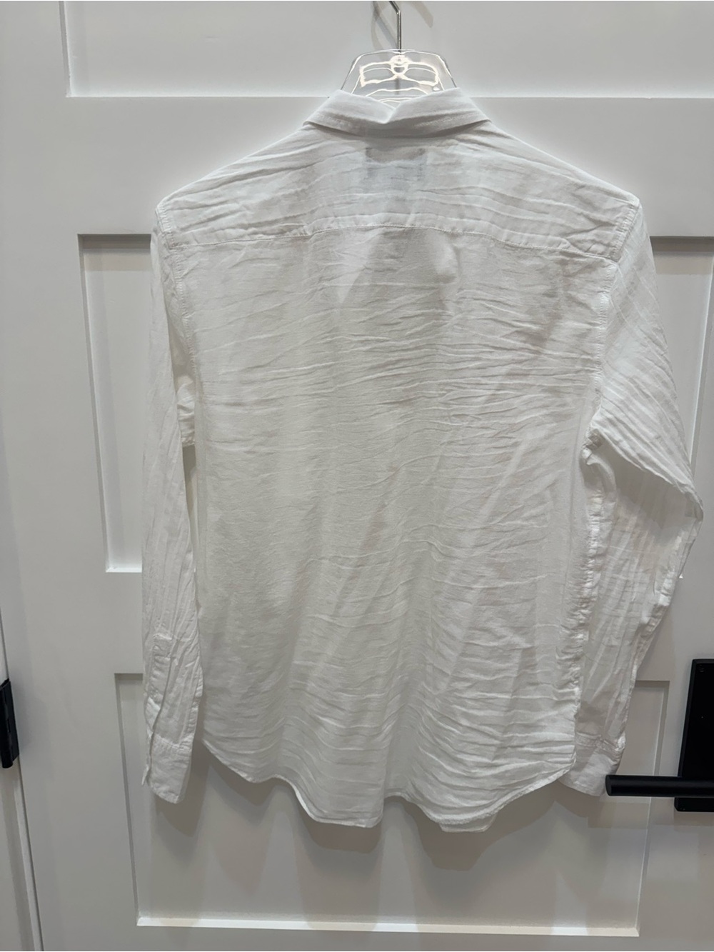 J. Crew women’s White Button-Front cotton light Dress Shirt - Picture 6 of 6